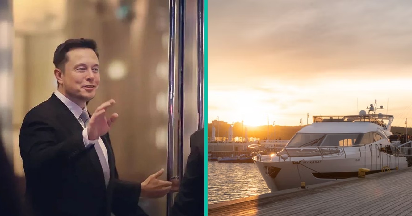 Elon Musk reageert op feestende shirtloze memes op jacht