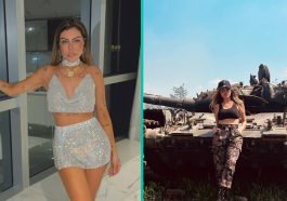 Instagram model bedreigd om foto's met Russische tank in Oekraïne