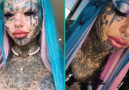 Model kan geen baan vinden: 99% van haar lichaam is getatoeëerd