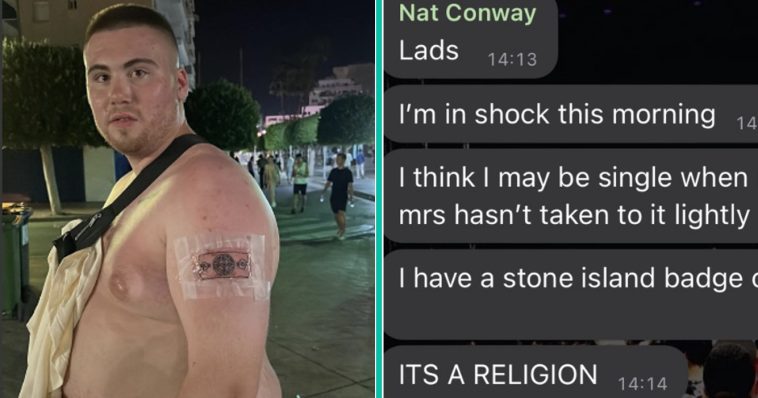 Man vreest dat hij gedumpt wordt nadat hij unieke tattoo heeft gezet