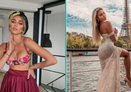 Bikinimodel maakt misstap en valt hard op rotsen tijdens fotoshoot
