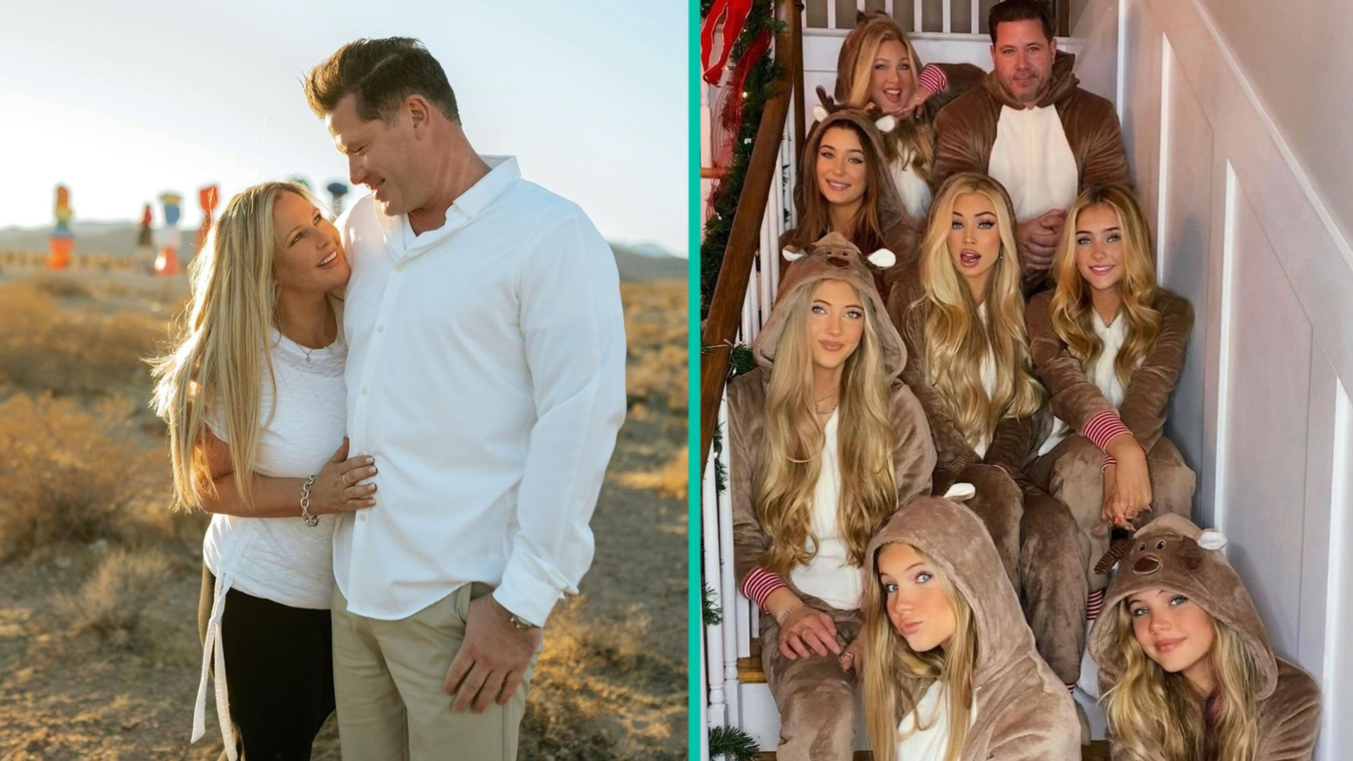 Man en vrouw krijgen maar liefst 6 beeldschone dochters!