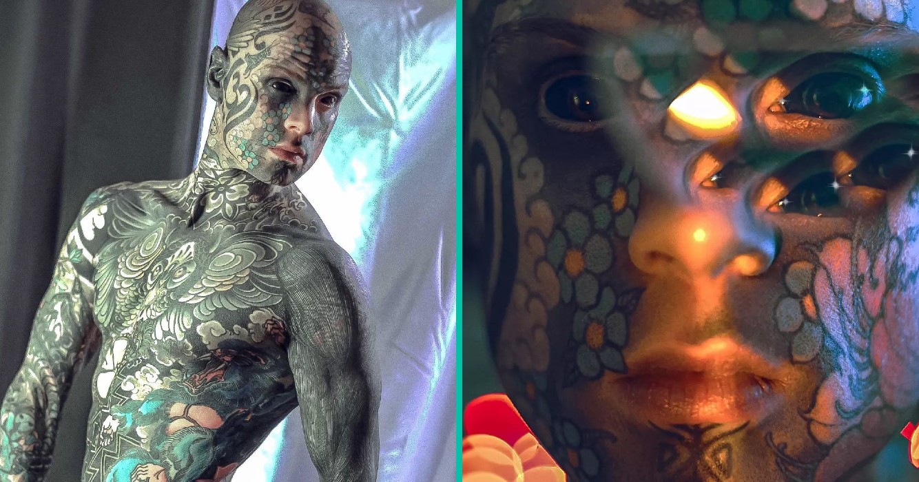 Deze leraar heeft zijn hele lichaam getatoeëerd