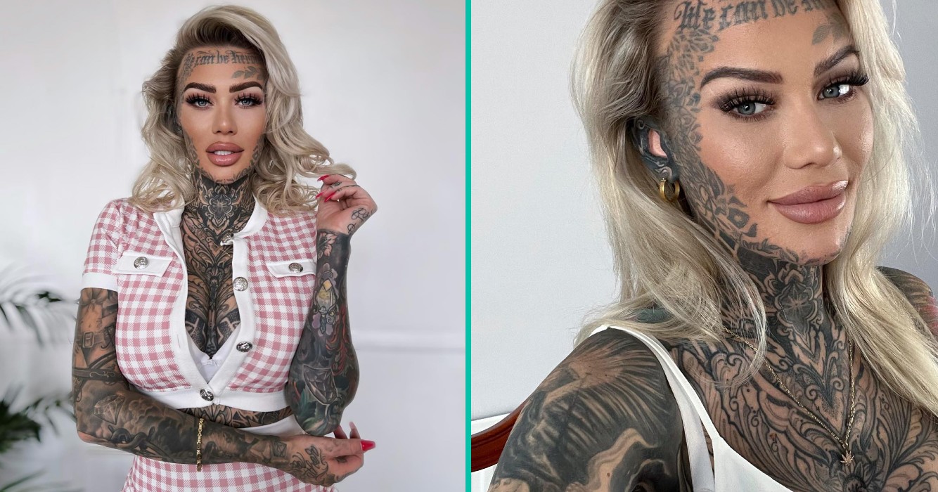 Deze vrouw heeft 's werelds "meest getatoeëerde appel"
