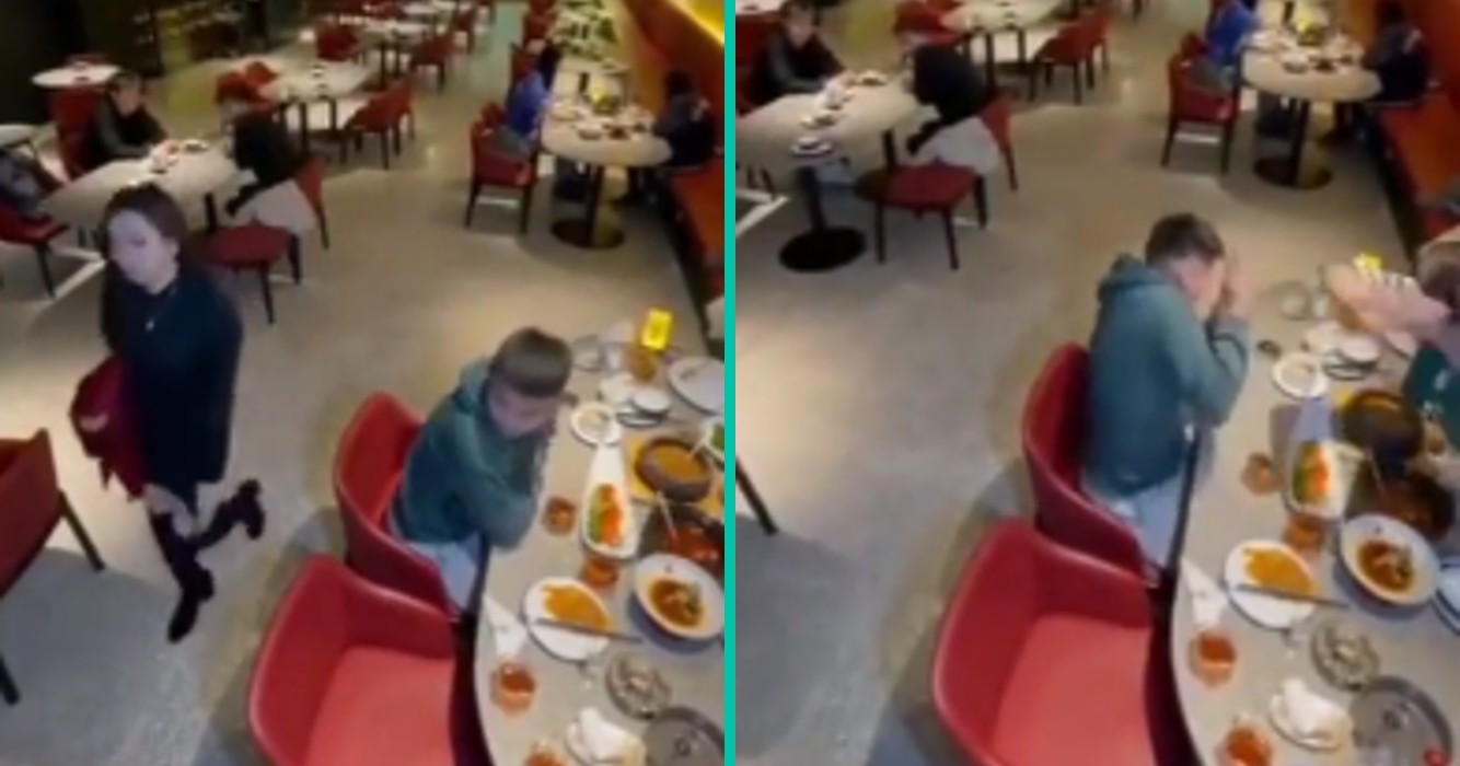 Vrouw verkoopt haar man een paar meppen voor het kijken naar leuke dame