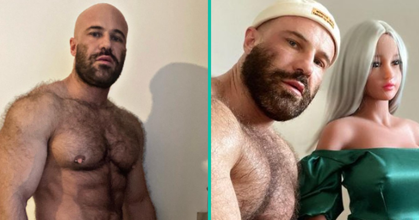 Bodybuilder geniet van huwelijksreis met tweede sekspop: 'Eerste ging kapot!'