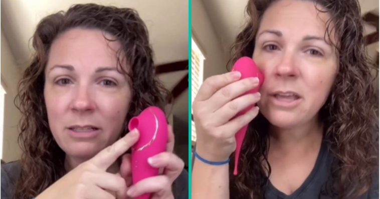 Vrouw gebruikt per ongeluk vibrator in plaats van 'gezichtmassager'