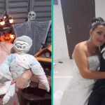 Vrouw krijgt een baby van pop met wie ze in het huwelijk gestapt is: 'Onveilig seks gehad!'