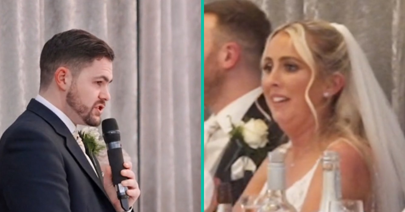 Bruid wordt door getuige van bruidegom getrakteerd met een super ongemakkelijke speech tijdens huwelijksvoltrekking!