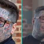 Man bedekt zijn gezicht helemaal met tattoos: 'Het geeft zijn zelfverzekerdheid een boost!'