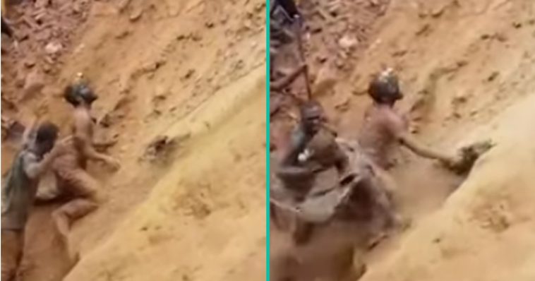Bloedstollend moment: 'Man gebruikt zijn handen om negen mijnwerkers te redden die vastzaten!'