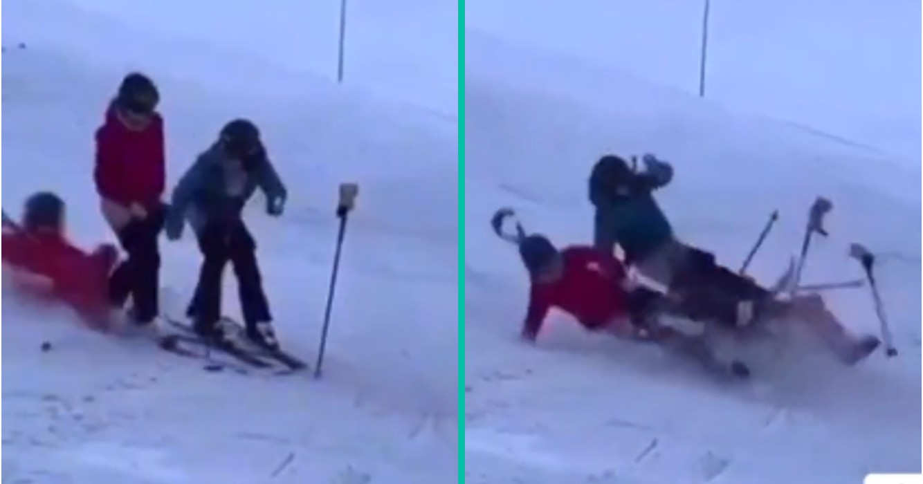 Plassen op de skipiste: Een slecht idee dat misging!