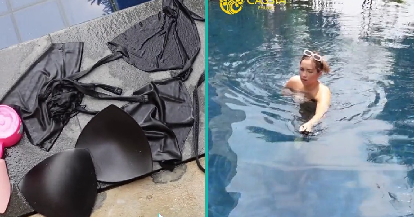 Wateroplosbare bikini