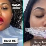 lip tattoo